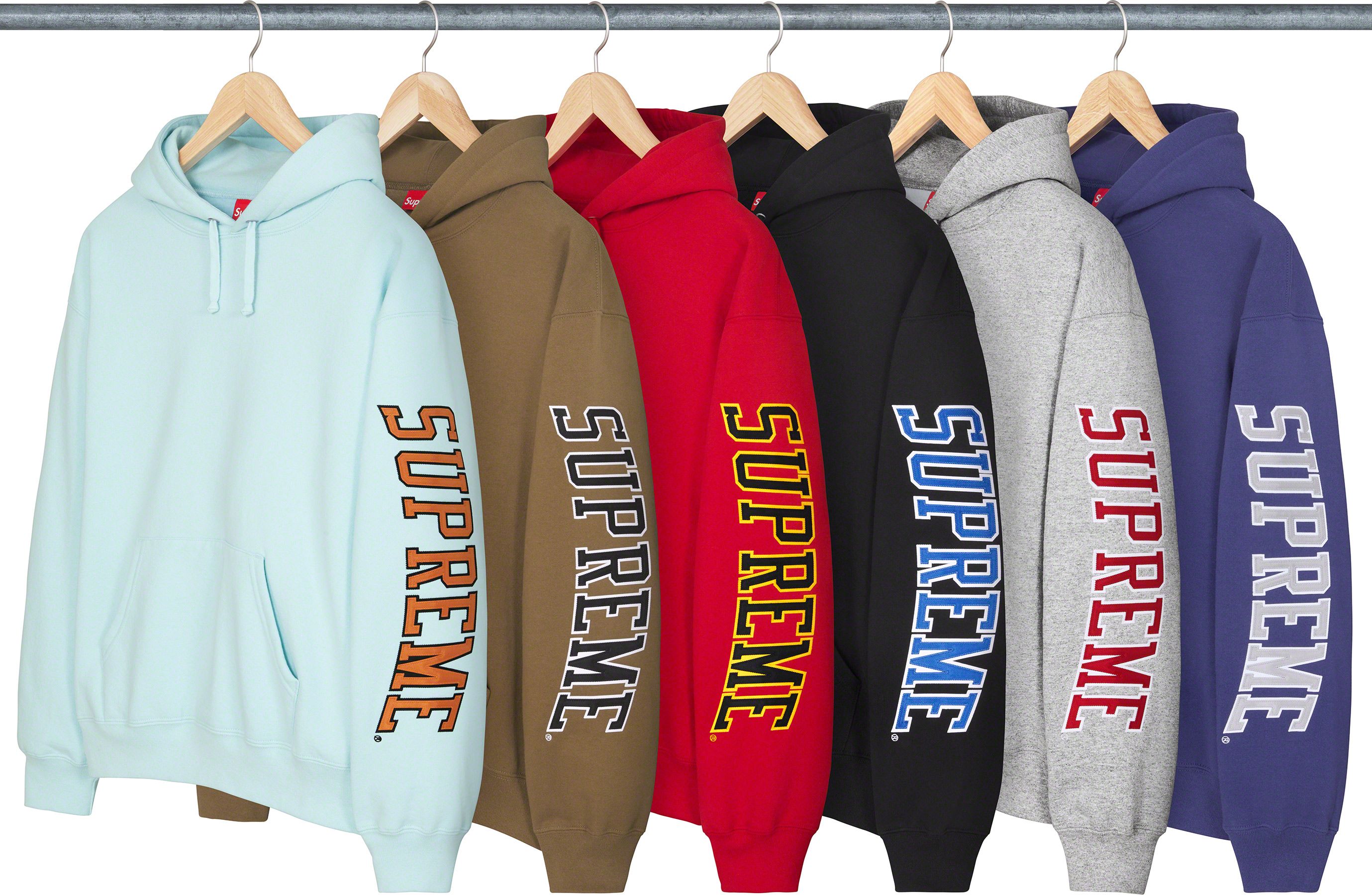 Supreme New York Arc Hooded Sweatshirt L