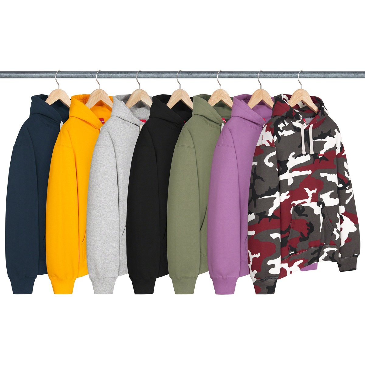 Supreme Small Box Drawcord Hooded Sweatshirt for fall winter 23 season