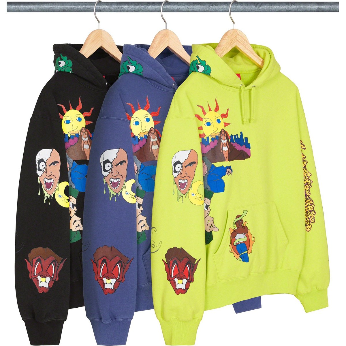 Supreme Sunrise Hooded Sweatshirt releasing on Week 1 for fall winter 2023