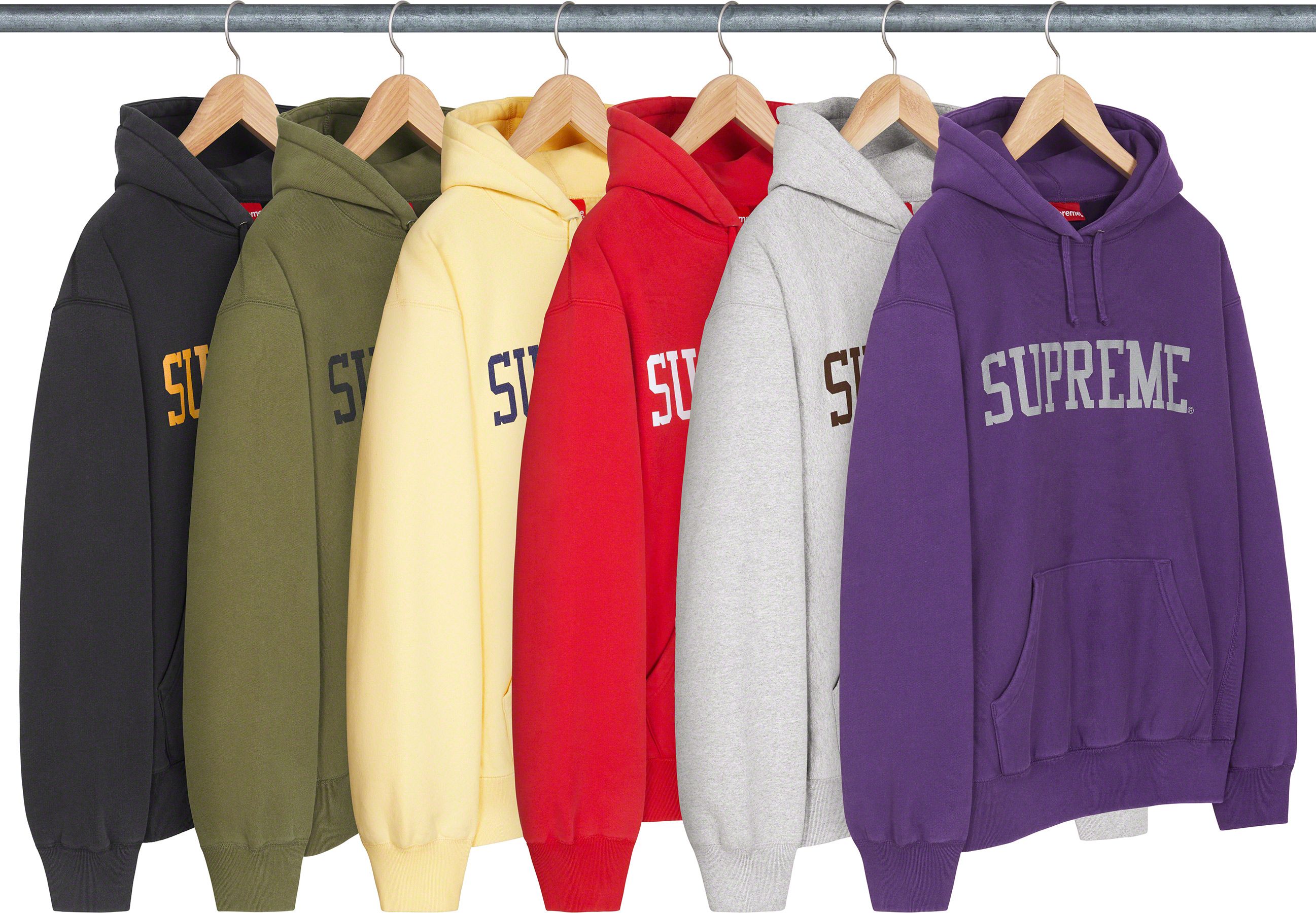 Supreme Varsity Hooded Sweatshirt Black