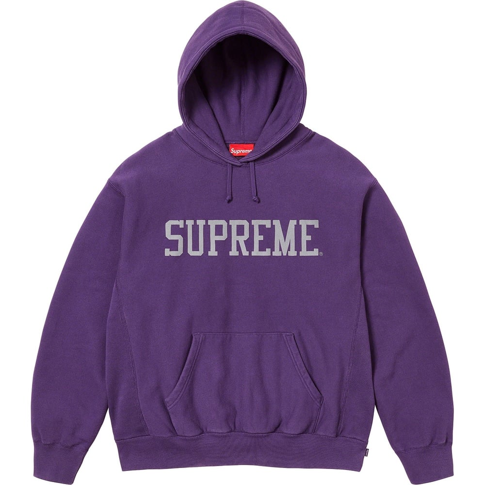 Details on Varsity Hooded Sweatshirt  from fall winter
                                                    2023 (Price is $158)