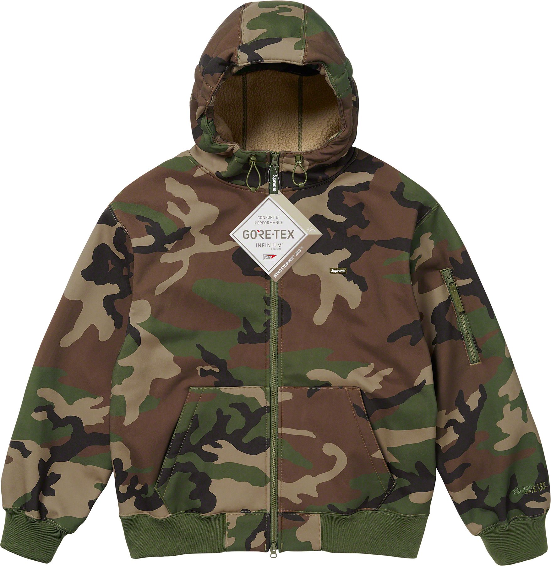 WINDSTOPPER Zip Up Hooded Sweatshirt - fall winter 2023 - Supreme