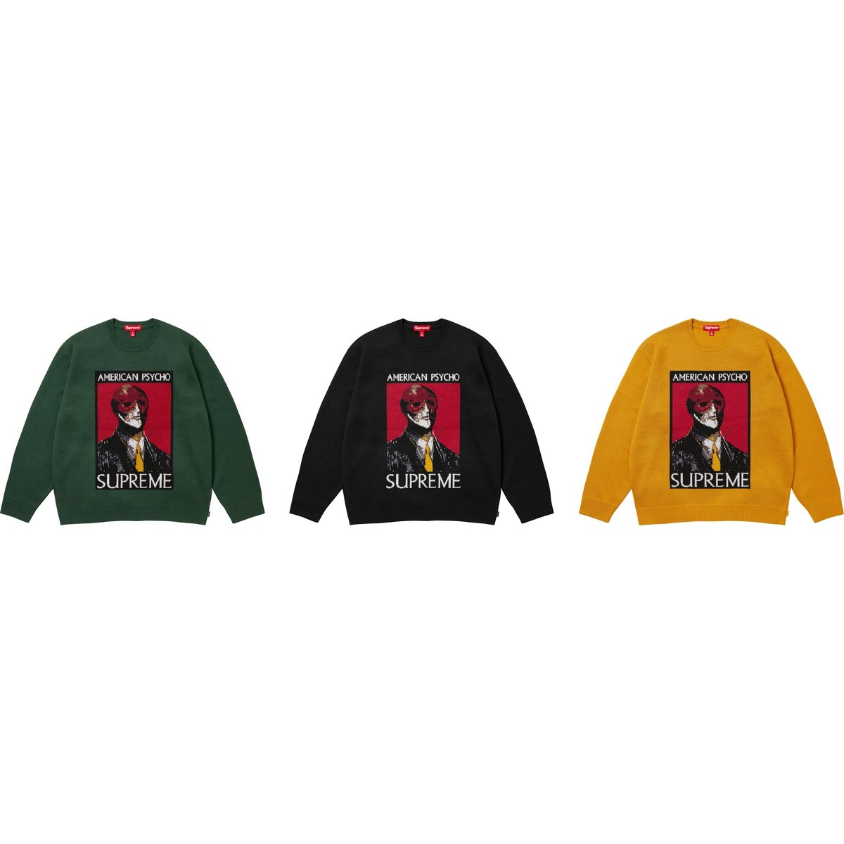 Supreme American Psycho Sweater for fall winter 23 season