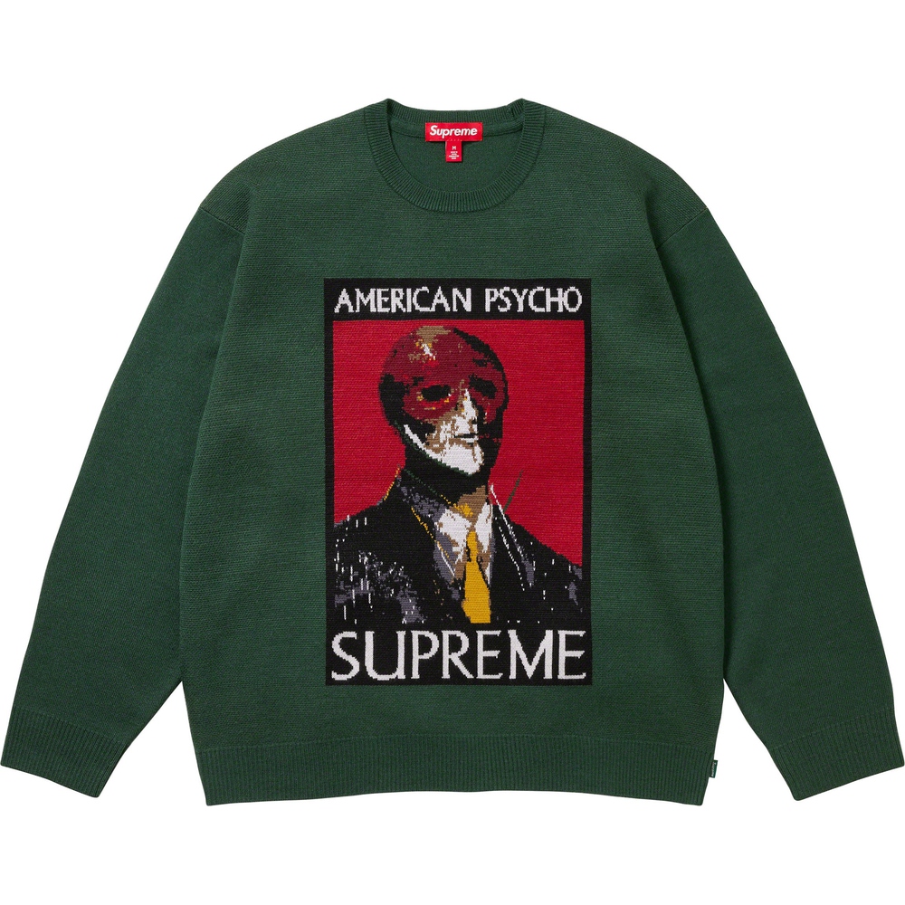Details on American Psycho Sweater  from fall winter 2023 (Price is $178)