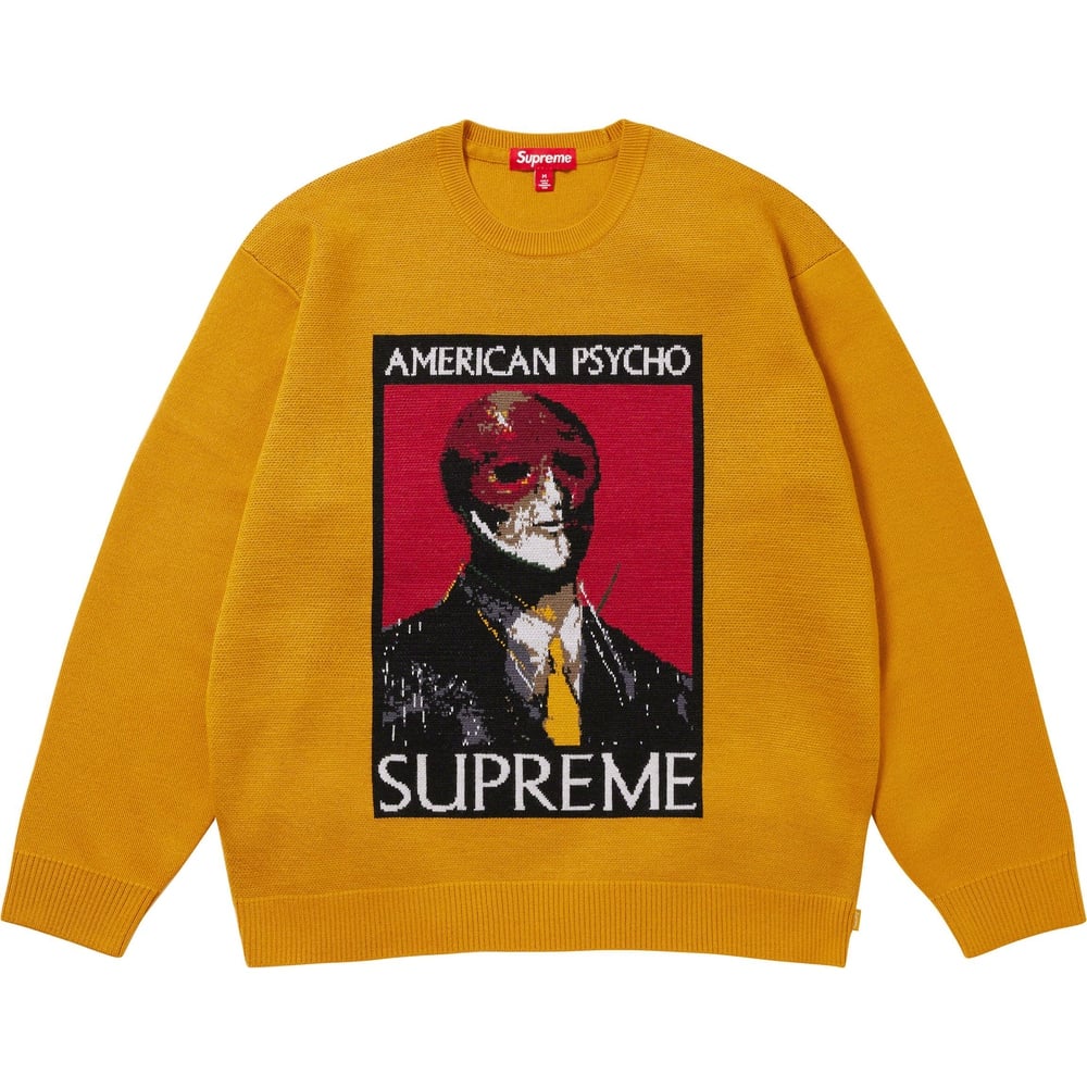 Details on American Psycho Sweater  from fall winter
                                                    2023 (Price is $178)