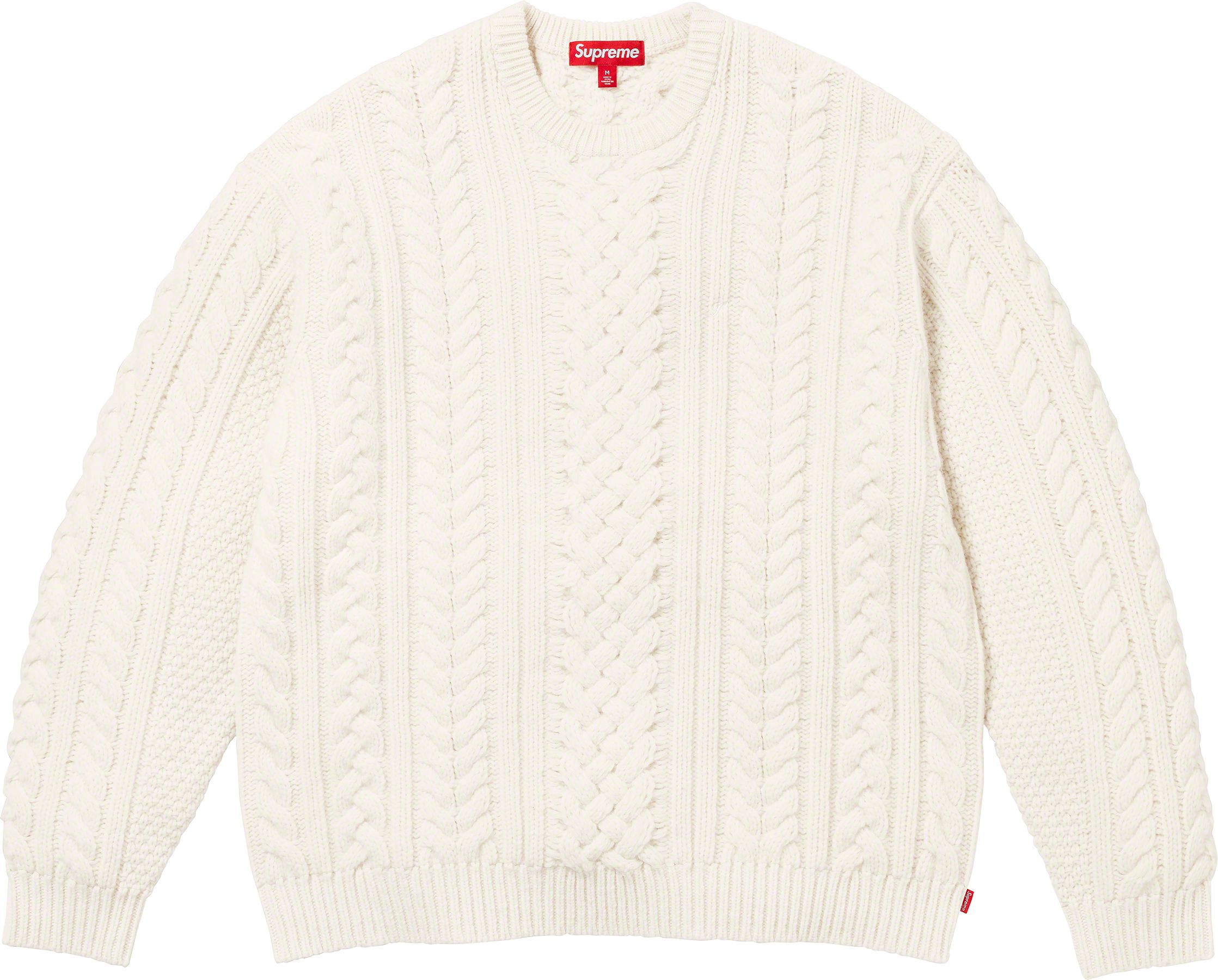 Appliqué Cable Knit Sweater - fall winter 2023 - Supreme