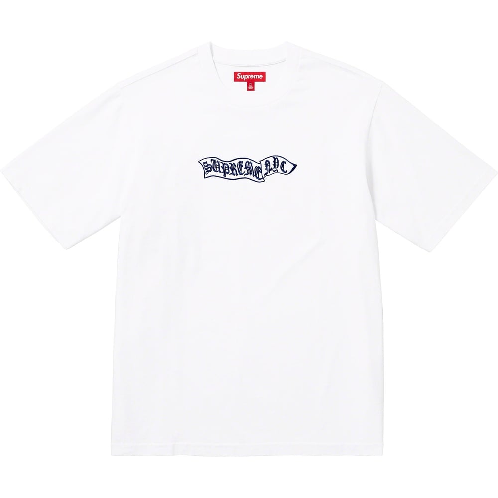 Supreme Banner S S Top (FW23) - $68