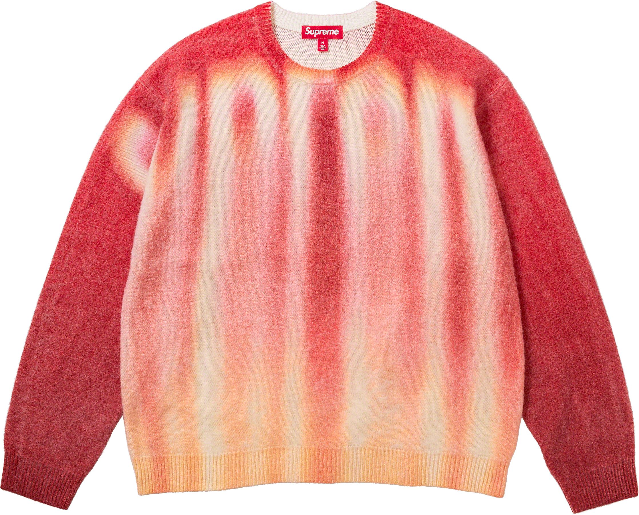 Supreme Blurred Logo Sweater Blue M セーター-