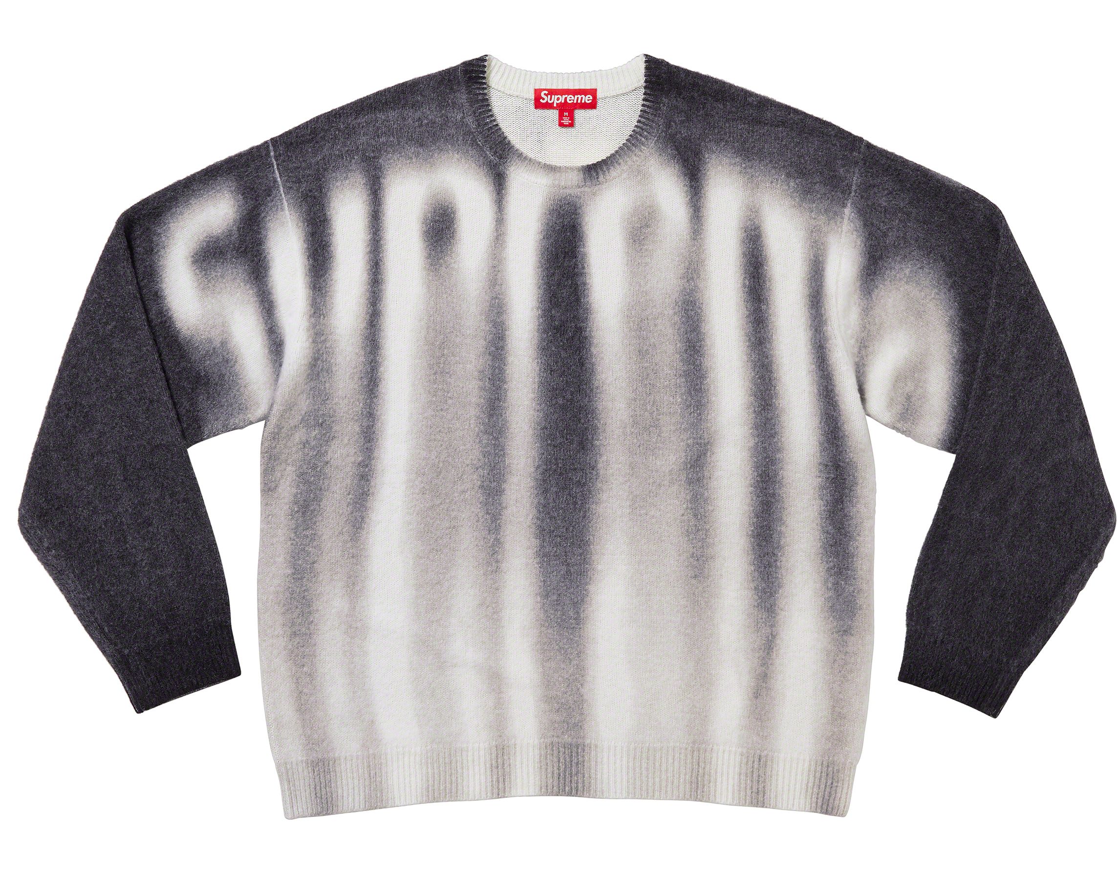 supreme 23fw Blurred Logo Sweater　L