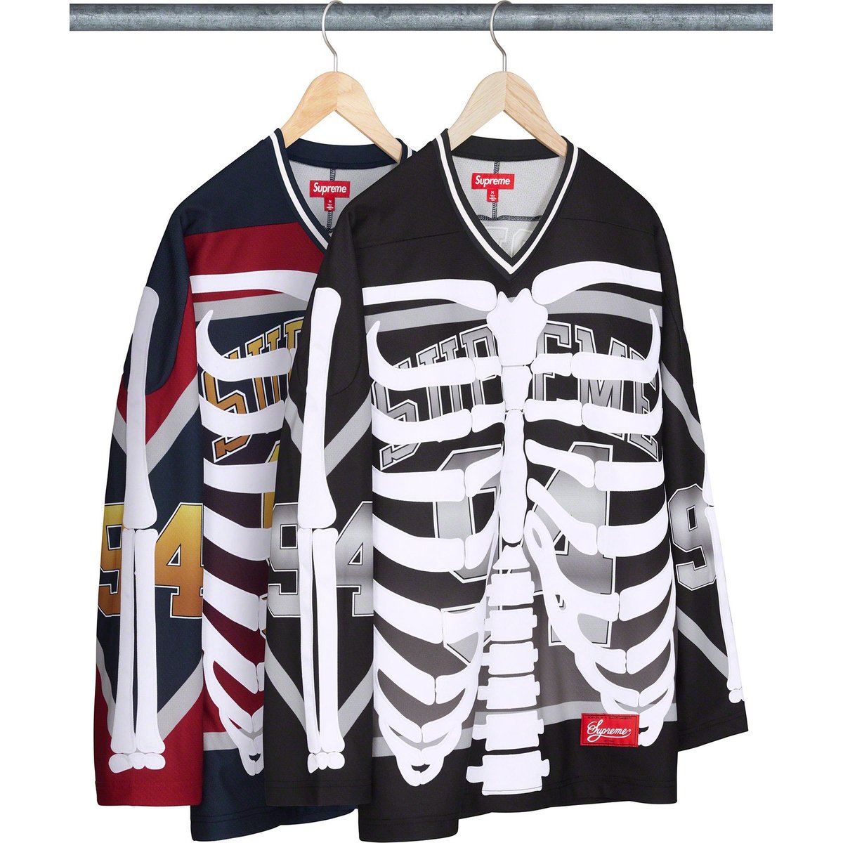 Details on Bones Hockey Jersey from fall winter
                                            2023 (Price is $148)