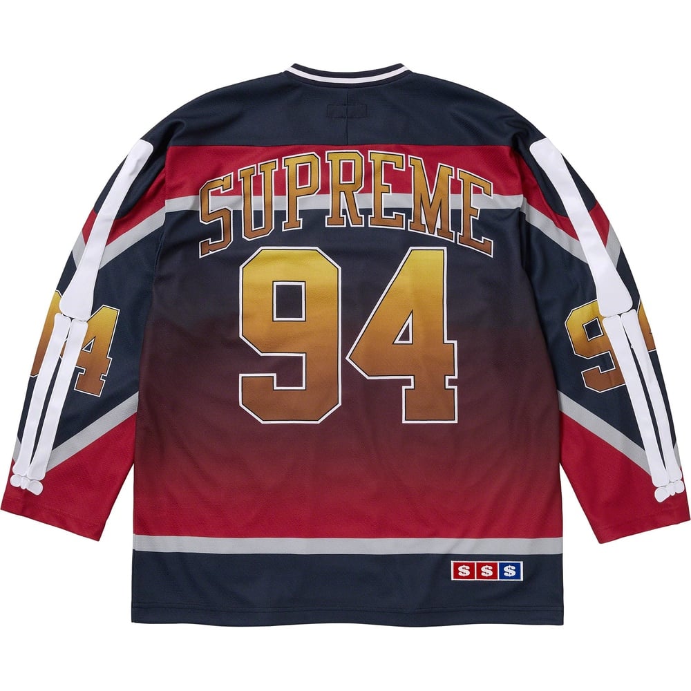 Details on Bones Hockey Jersey  from fall winter 2023 (Price is $148)