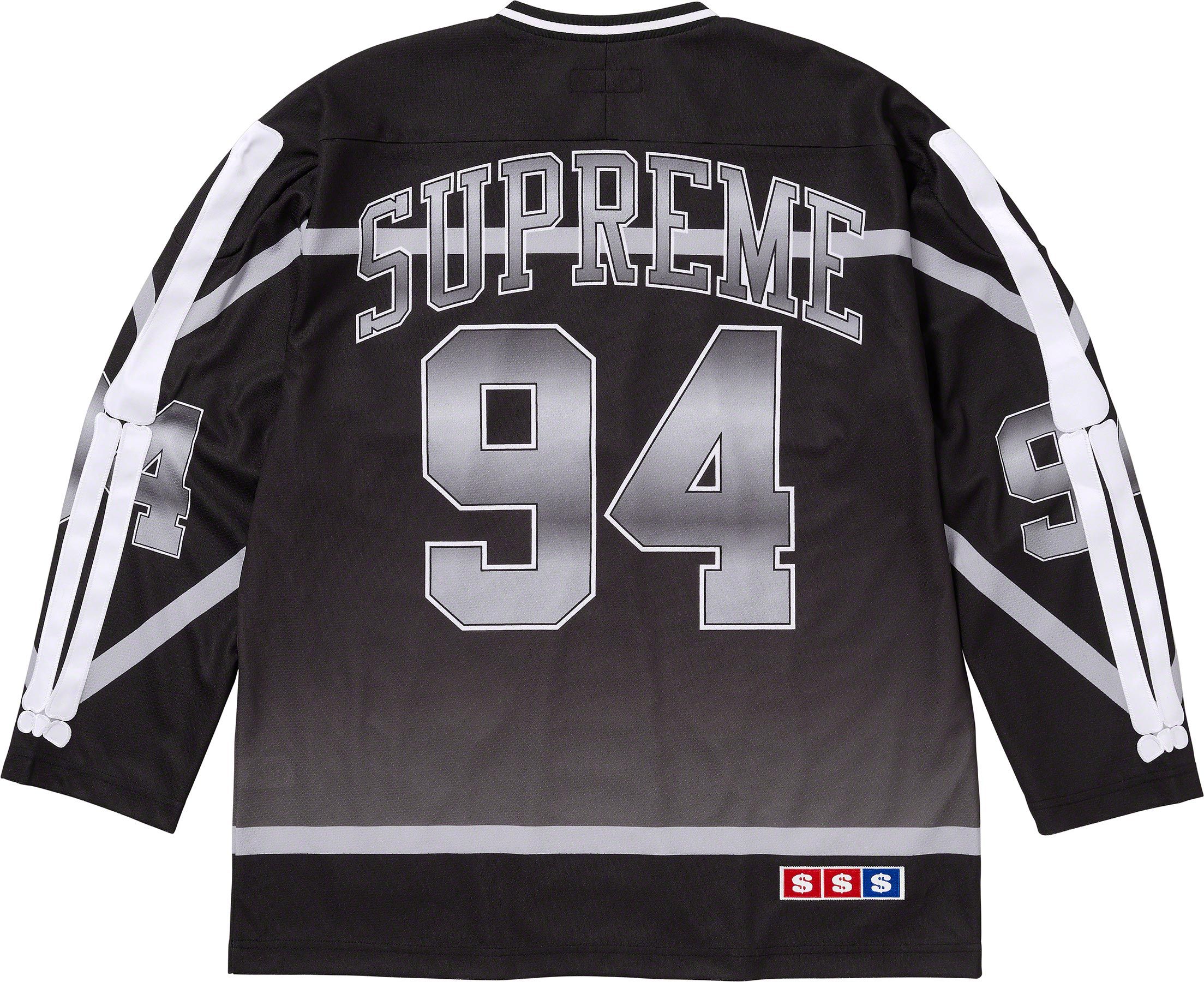 Request Charlotte on Instagram: Supreme Bones Hockey Jersey Size