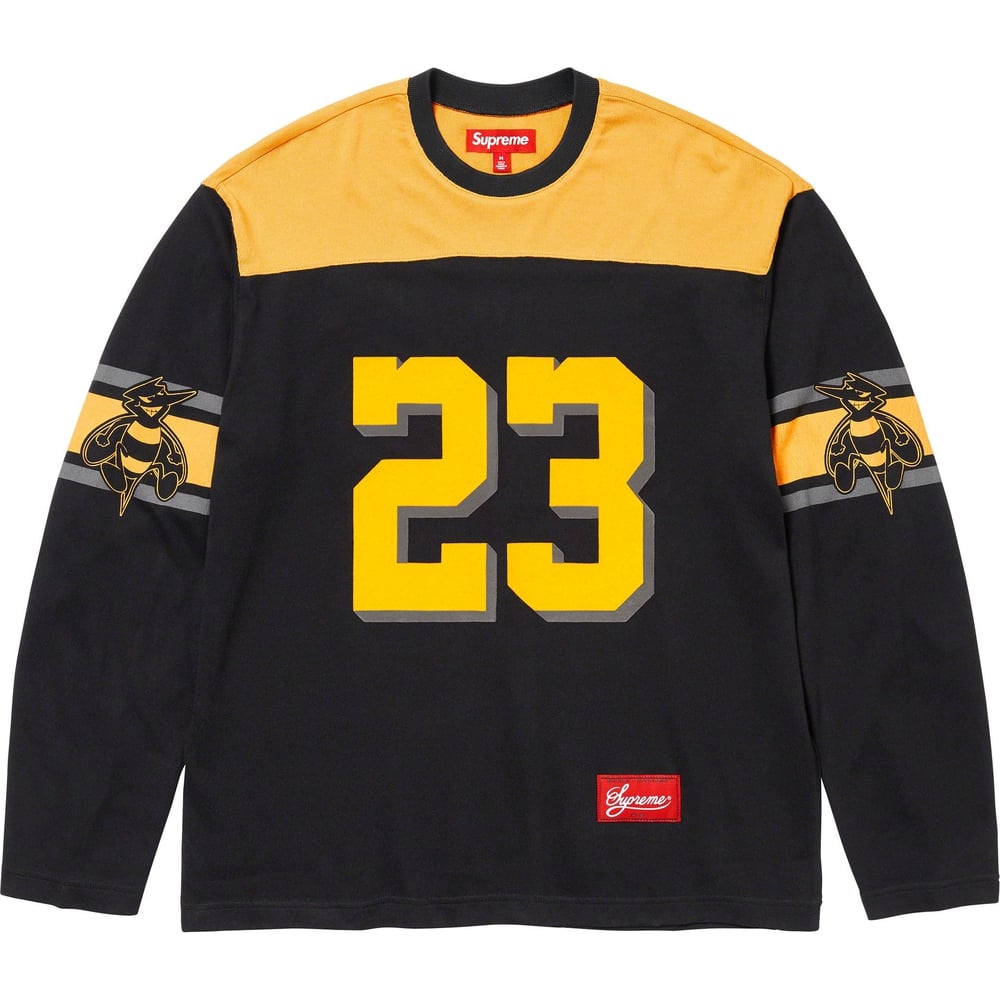 Supreme Bumblebee L S Football Top (FW23) - $118