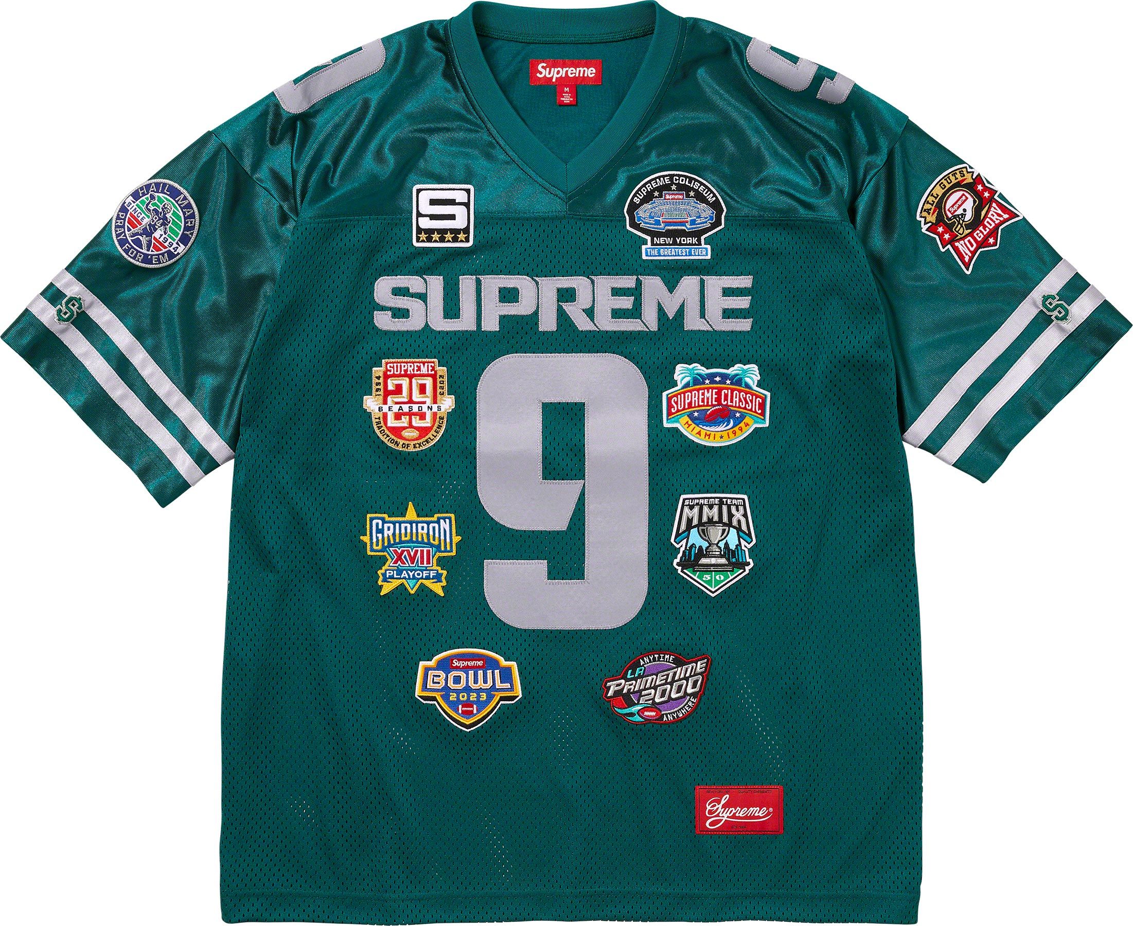 Supreme 14ss championshipfootball jersey