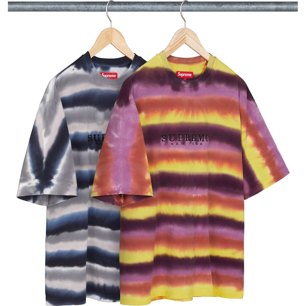 Supreme Dyed Stripe S S Top for fall winter 23 season