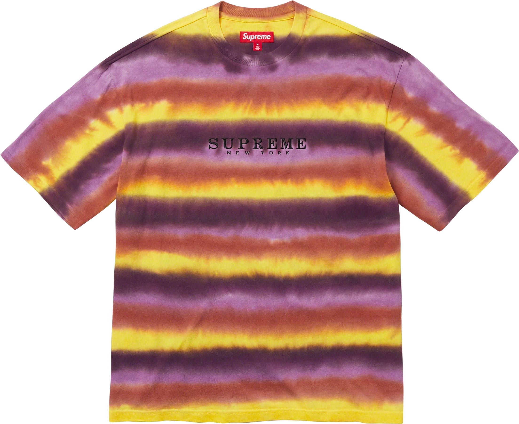 Dyed Stripe S S Top   fall winter    Supreme