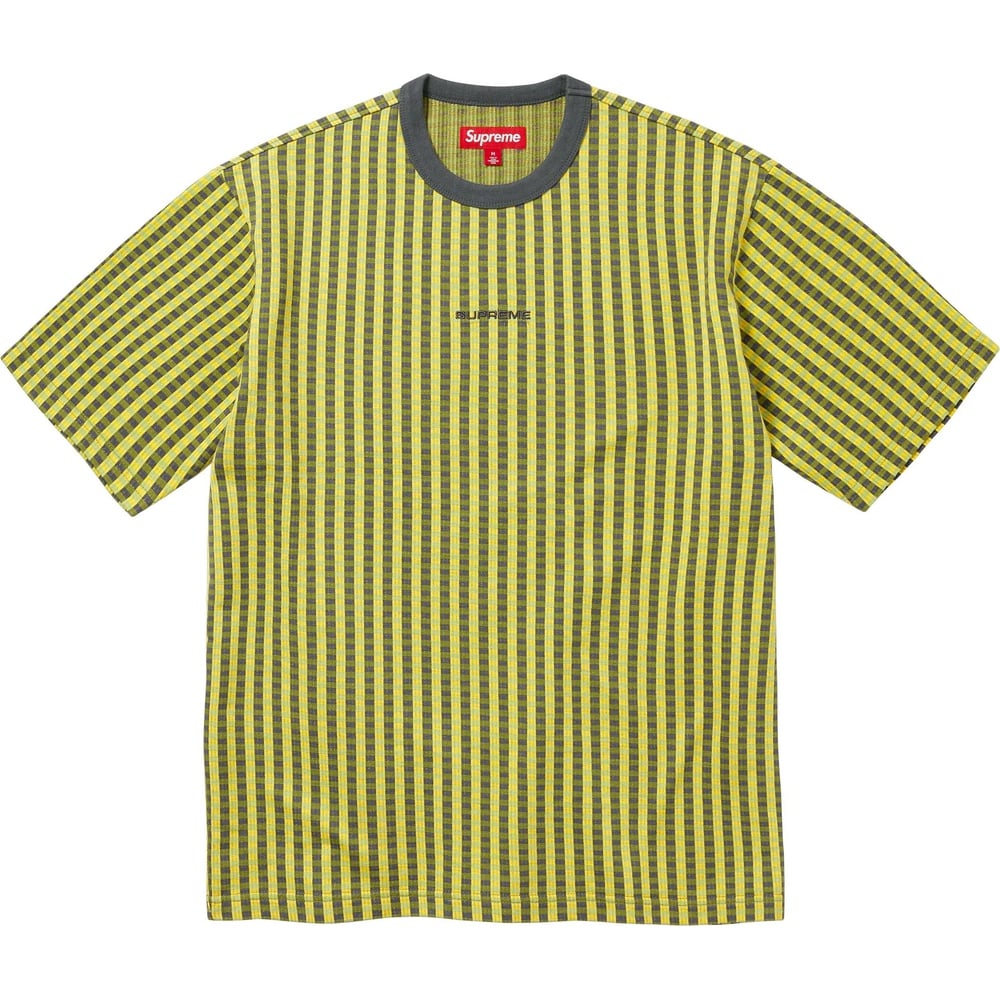 Supreme Grid Jacquard S S Top (FW23) - $88