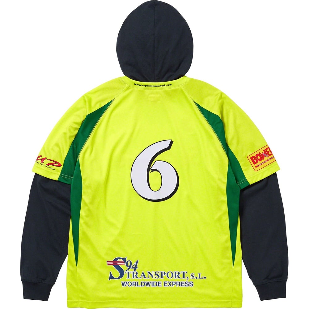 Supreme Hooded Soccer Jersey (FW23) - $118