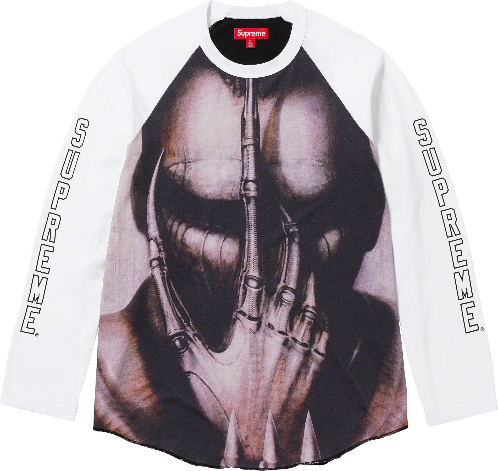 Supreme H.R. Giger Raglan L/S Top \