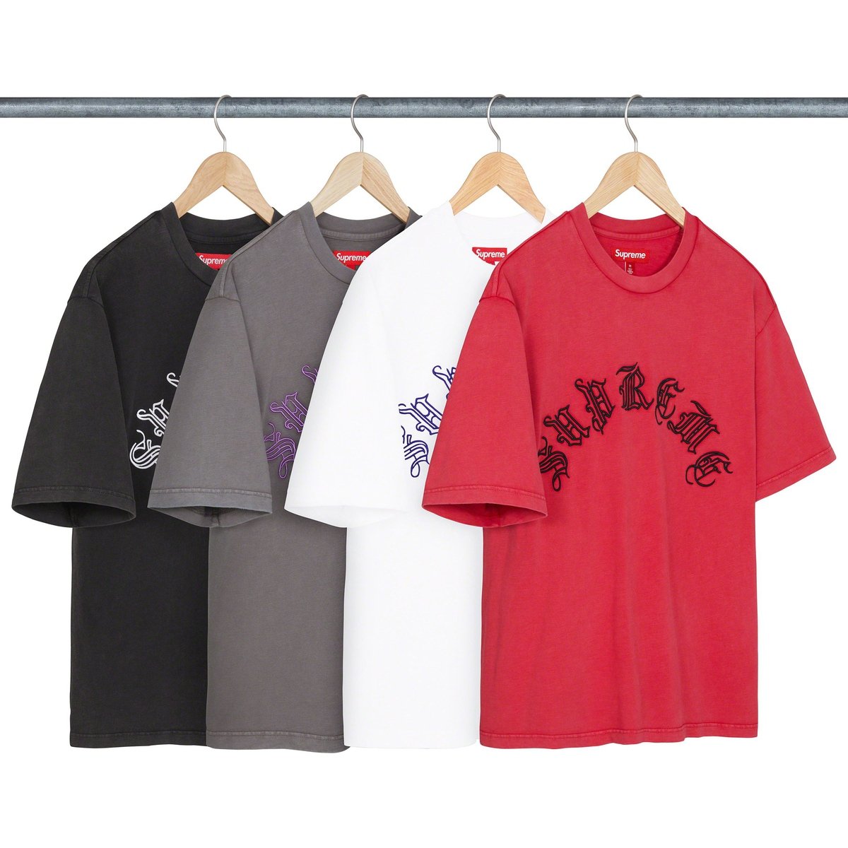 Supreme Old English S S Top released during fall winter 23 season