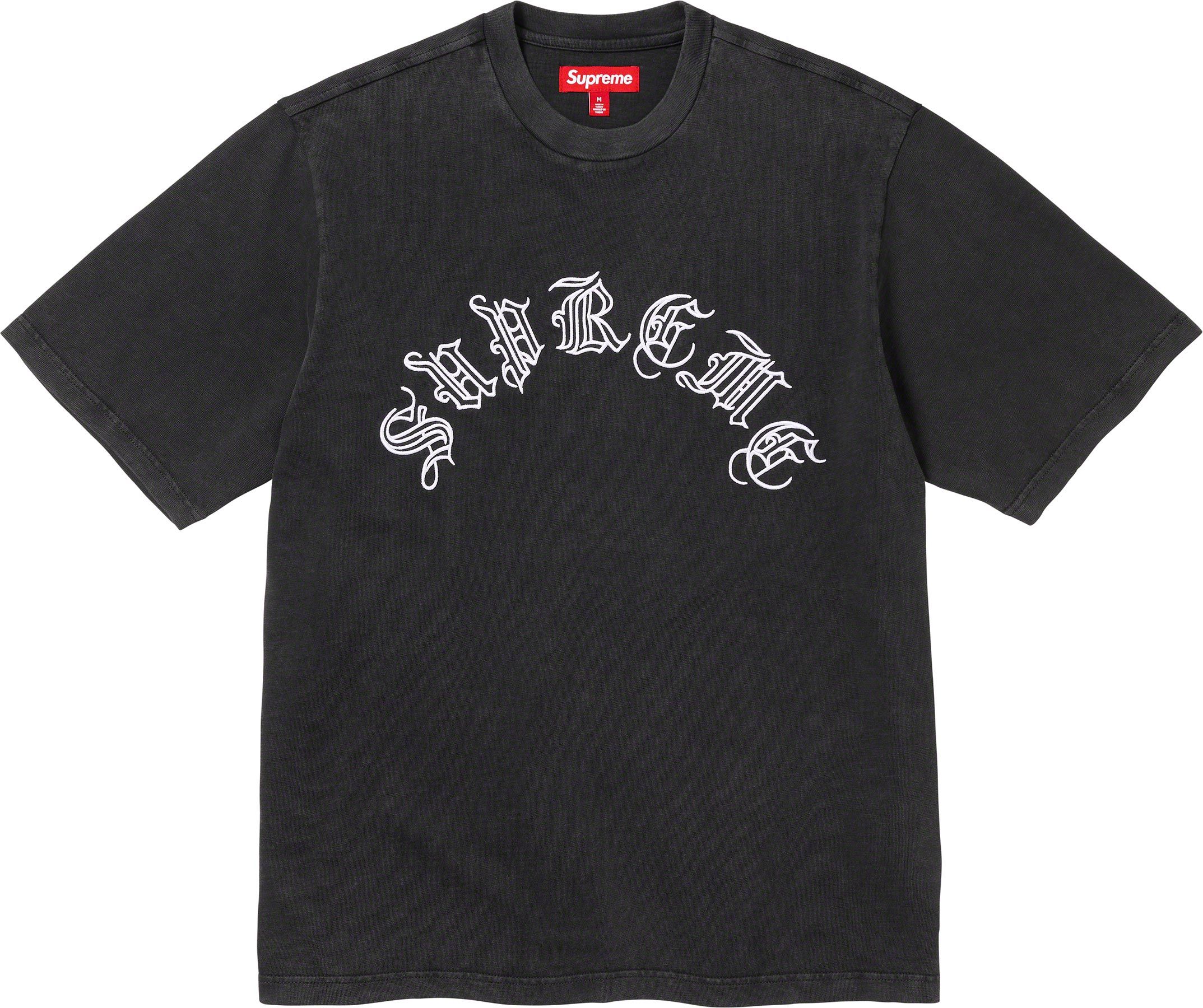 シュプリーム　Old English S/S Top　黒2XL