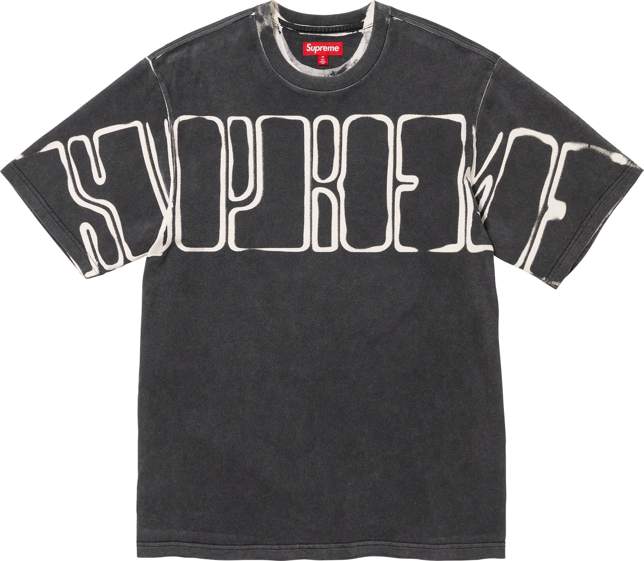 Supreme Overprint Knockout S/S Top Slate
