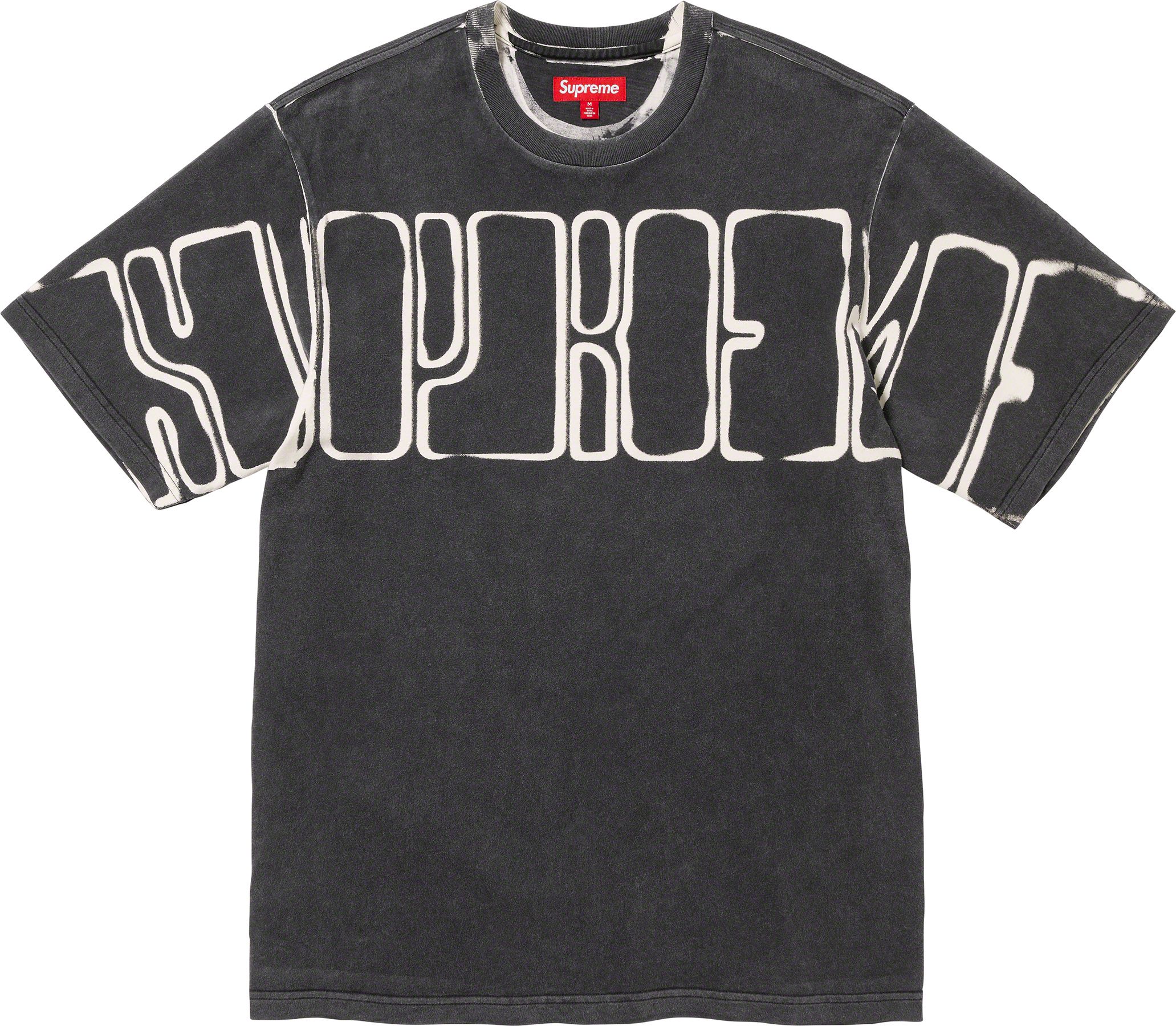 Supreme Overprint Knockout BLACK XL