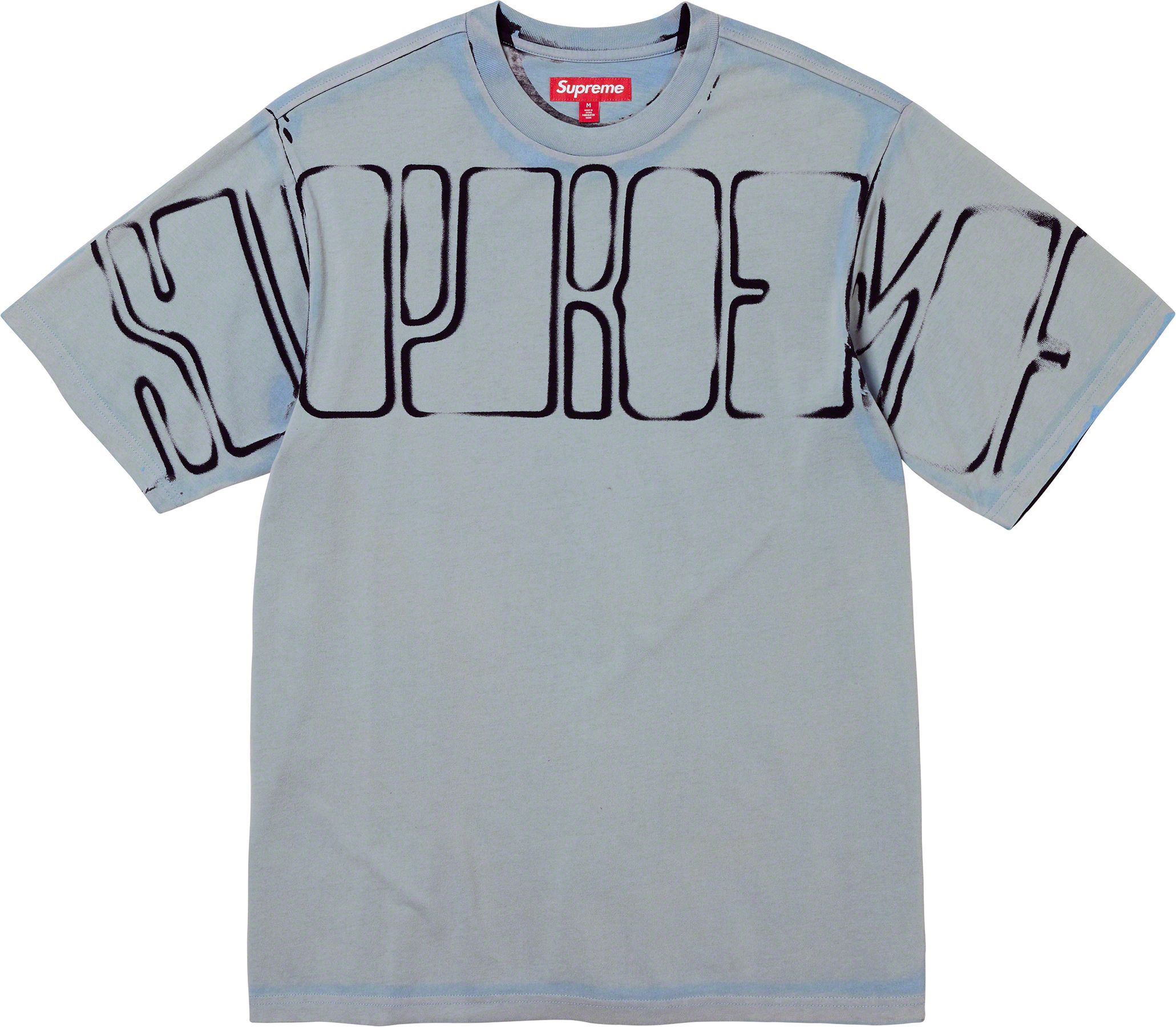 Supreme Overprint Knockout S/S Top Black