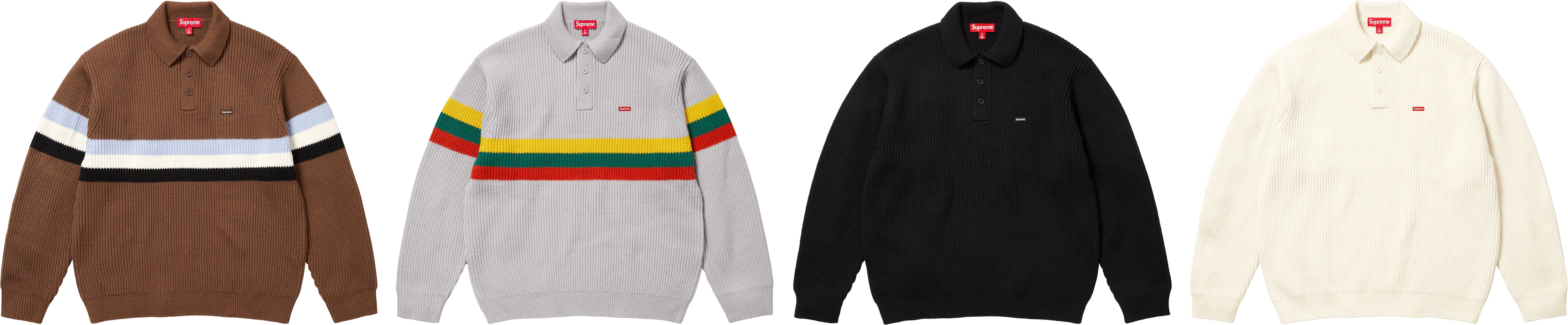 Small Box Polo Sweater - fall winter 2023 - Supreme