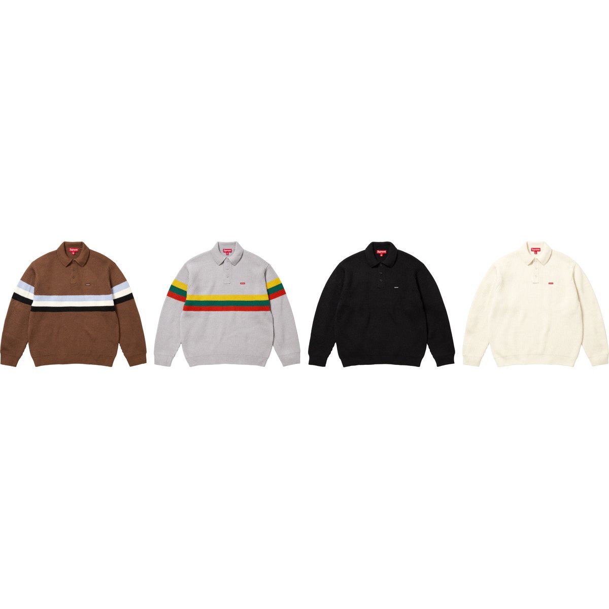 Supreme Small Box Polo Sweater for fall winter 23 season