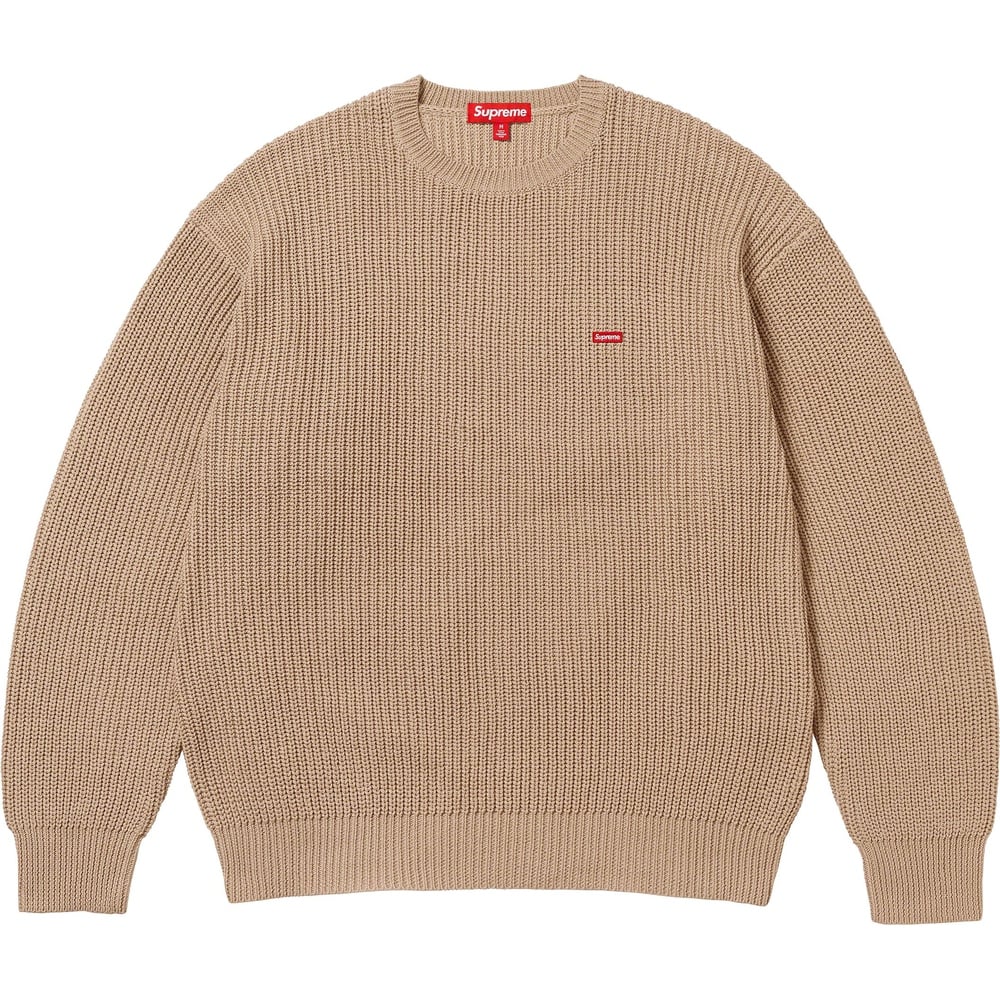 Details on Small Box Ribbed Sweater  from fall winter
                                                    2023 (Price is $148)