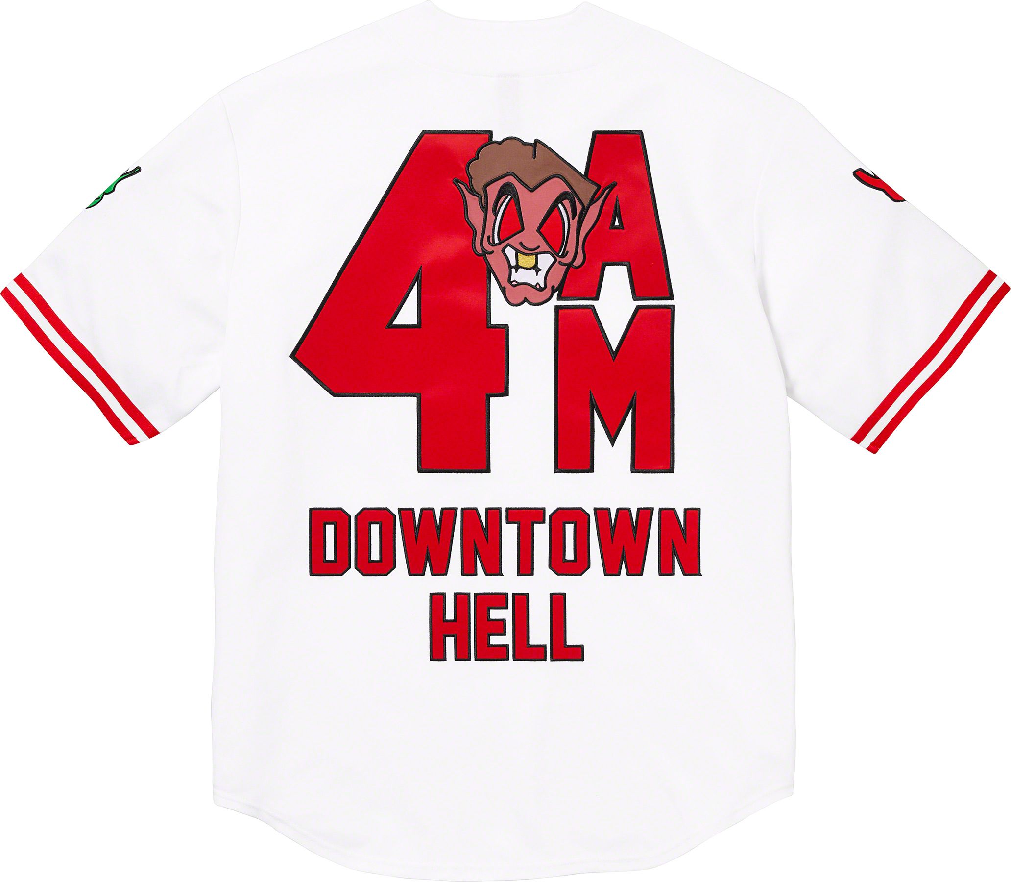 Mitchell & Ness Downtown Hell Baseball Jersey - fall winter 2023