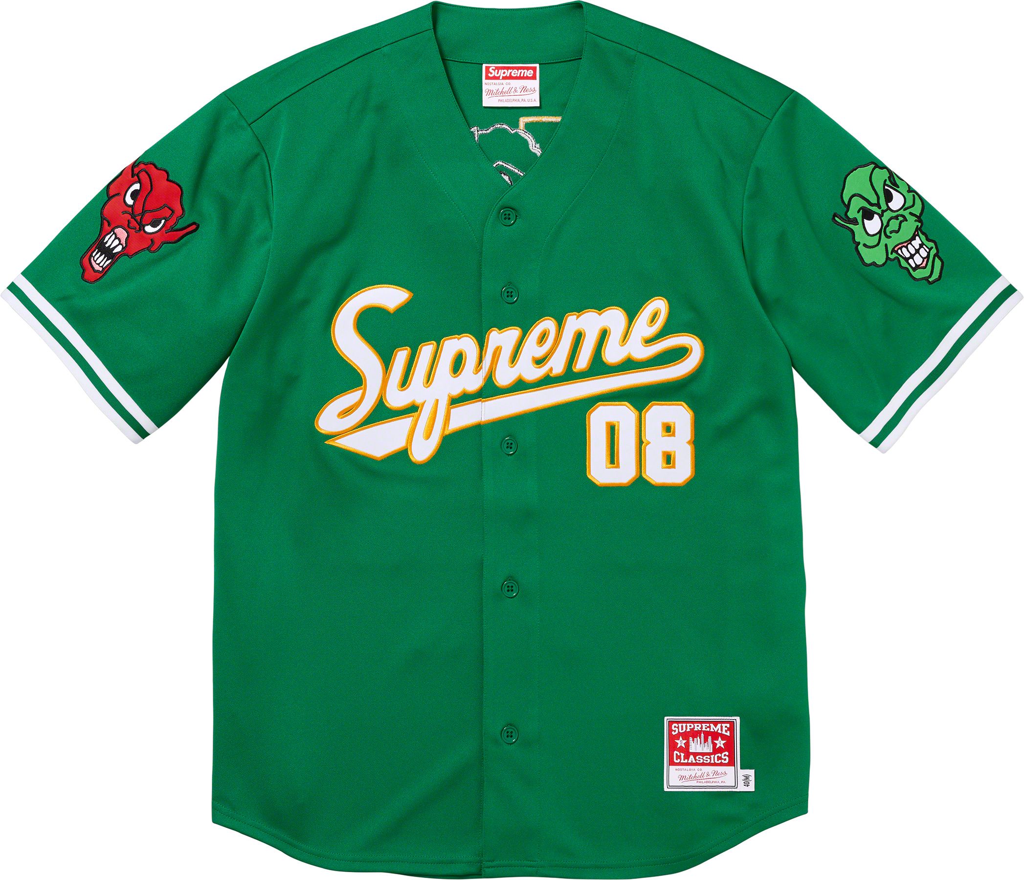 Supreme®/Mitchell & Ness® Downtown Hell Baseball Jersey - Fall/Winter 2023  Preview – Supreme