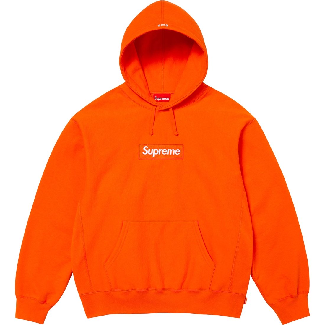 Supreme Box Logo Hooded Sweatshirt (FW24) - Dark Orange - $168