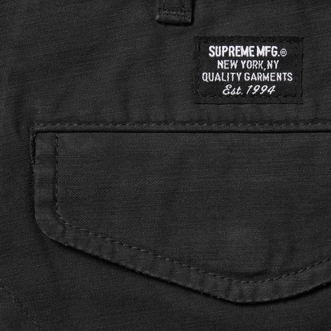 Supreme Cargo Pant (FW24) - Black - $168