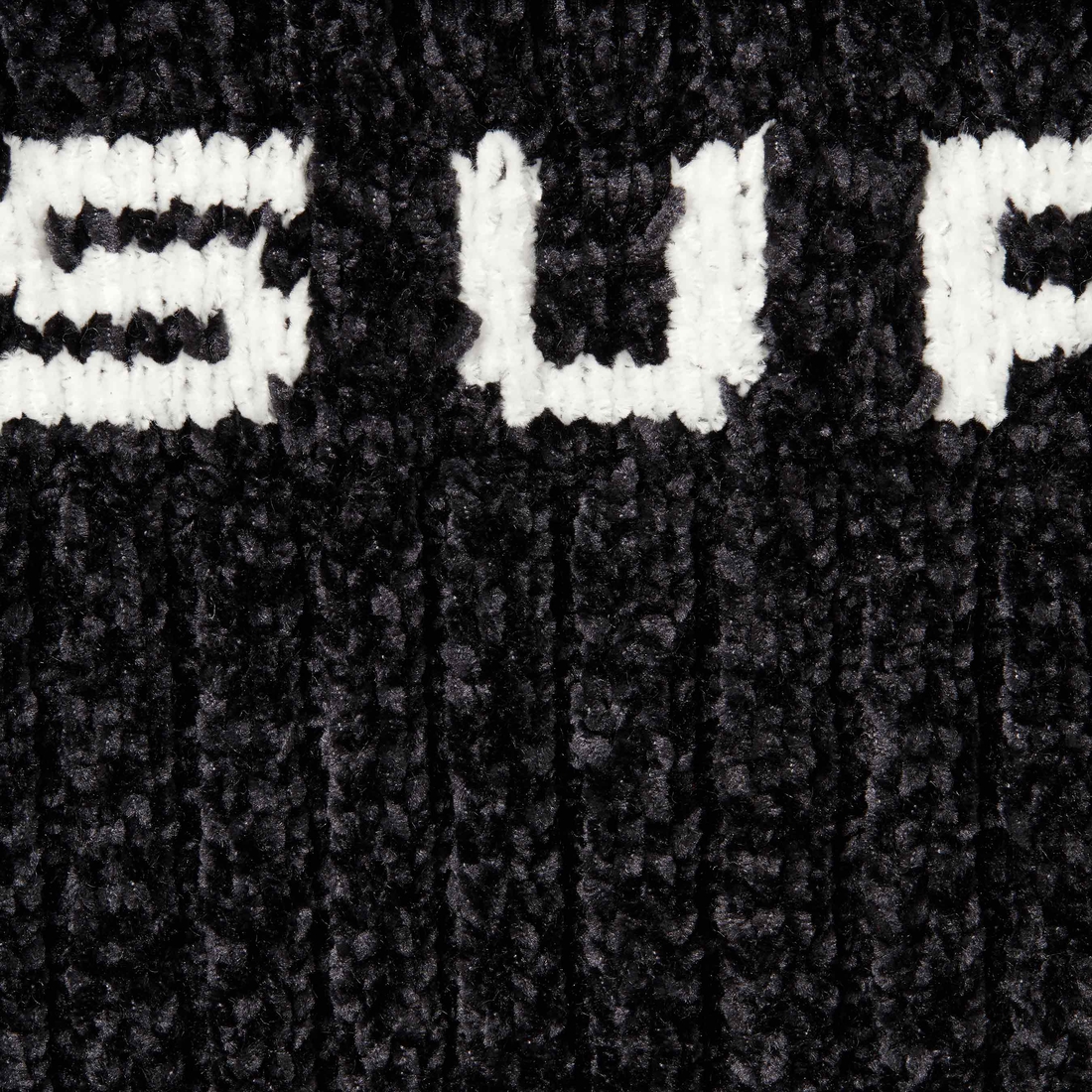 Supreme Chenille Sweater Vest (FW24) - Black - $138