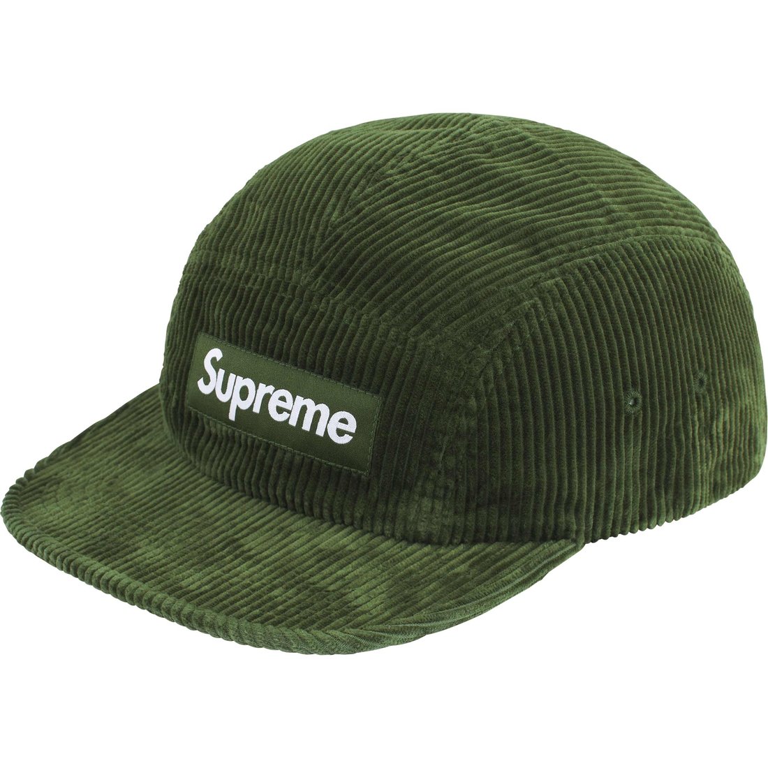 Supreme Corduroy Camp Cap (FW24) - Green - $58