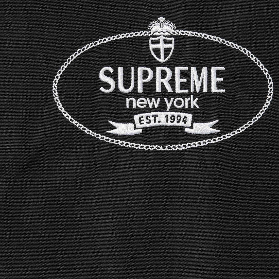 Supreme Crest Coaches Jacket (FW24) - Black - $148