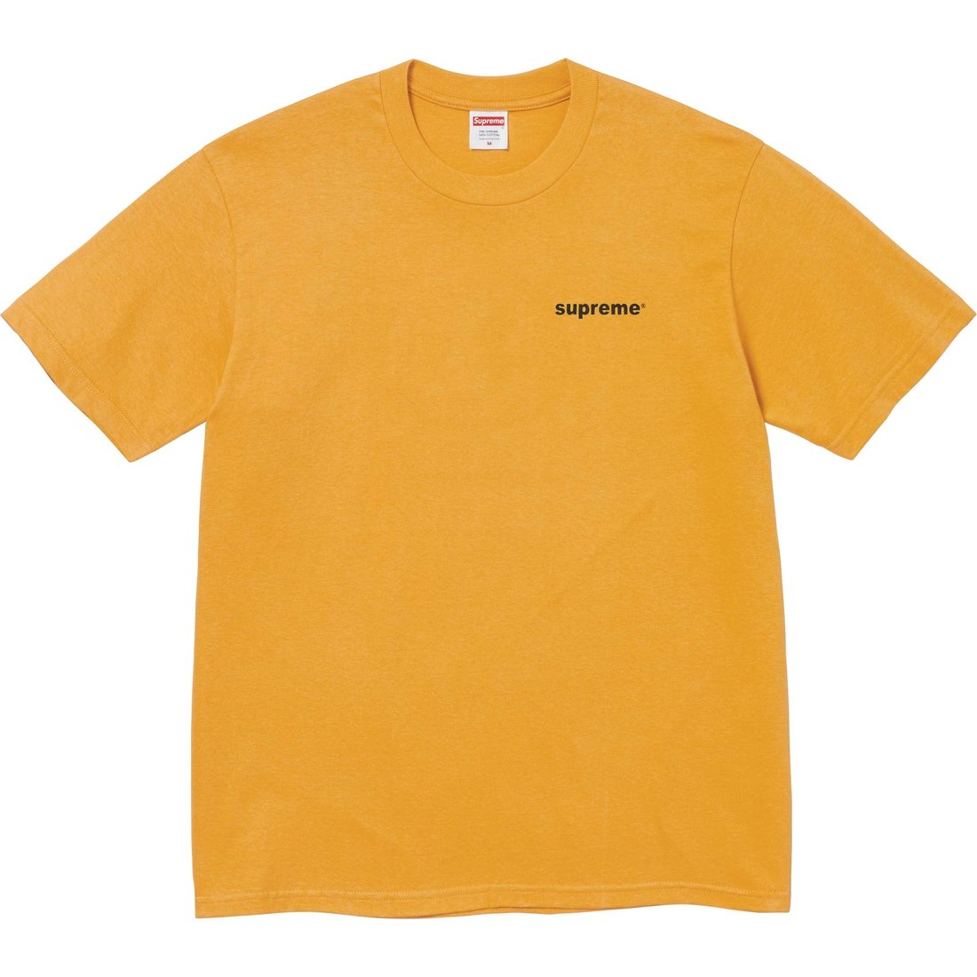Supreme Fuck Money Tee (FW24) - Mustard - $40