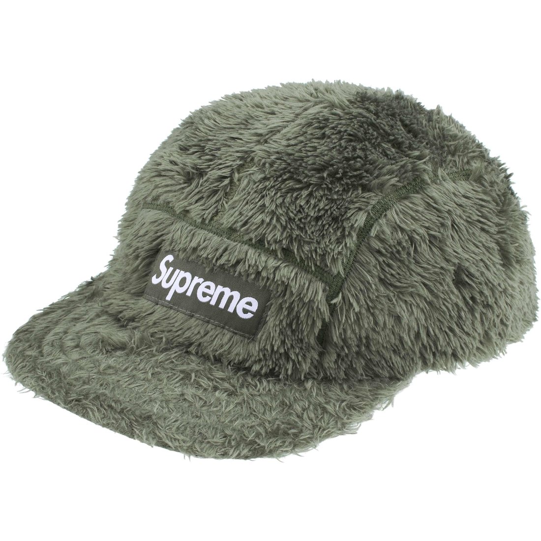 Supreme Fuzzy Camp Cap (FW24) - Moss - $54