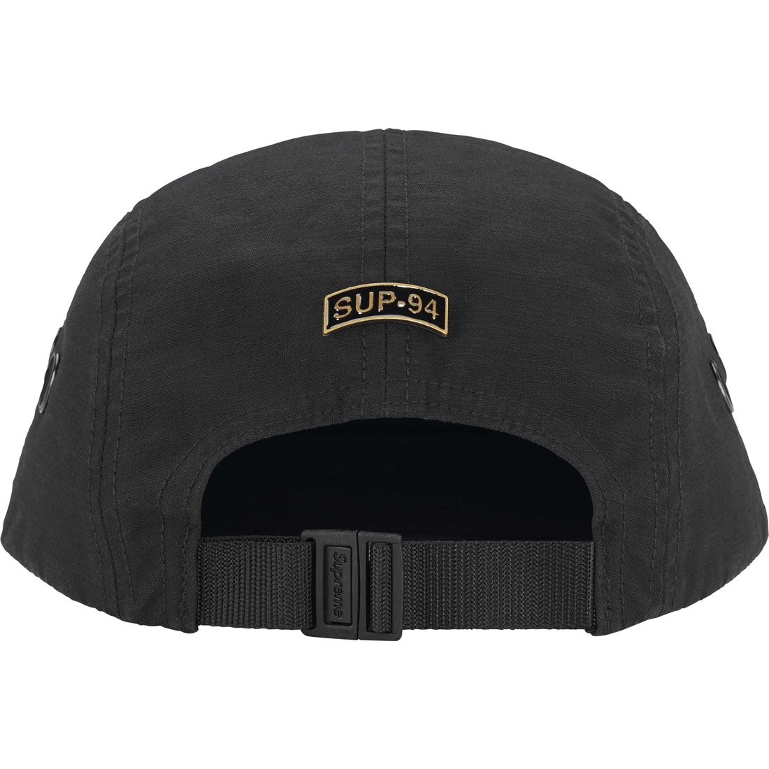 Supreme Military Camp Cap (FW24) - Black - $48
