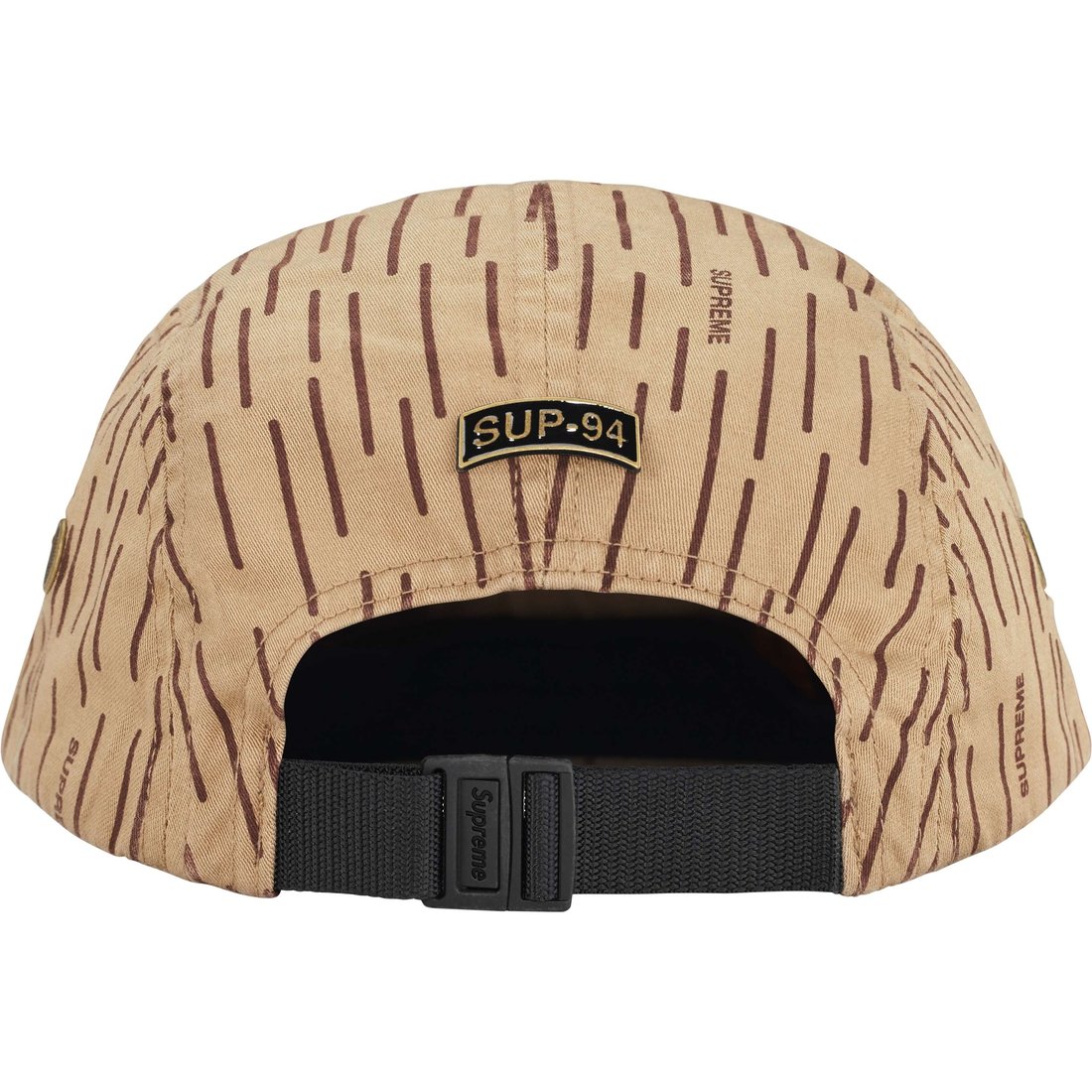 Supreme Military Camp Cap (FW24) - Tan Raindrop - $48