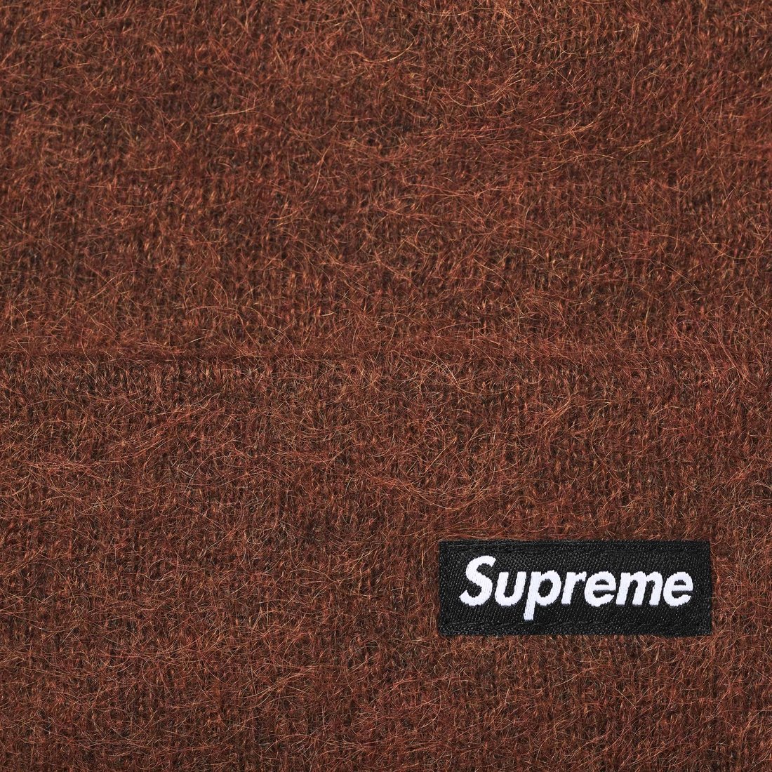 Supreme Mohair Beanie (FW24) - Dark Brown - $44