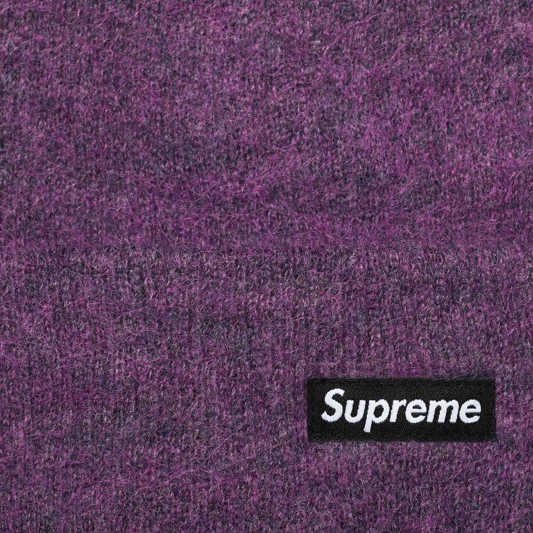 Supreme Mohair Beanie (FW24) - Plum - $44