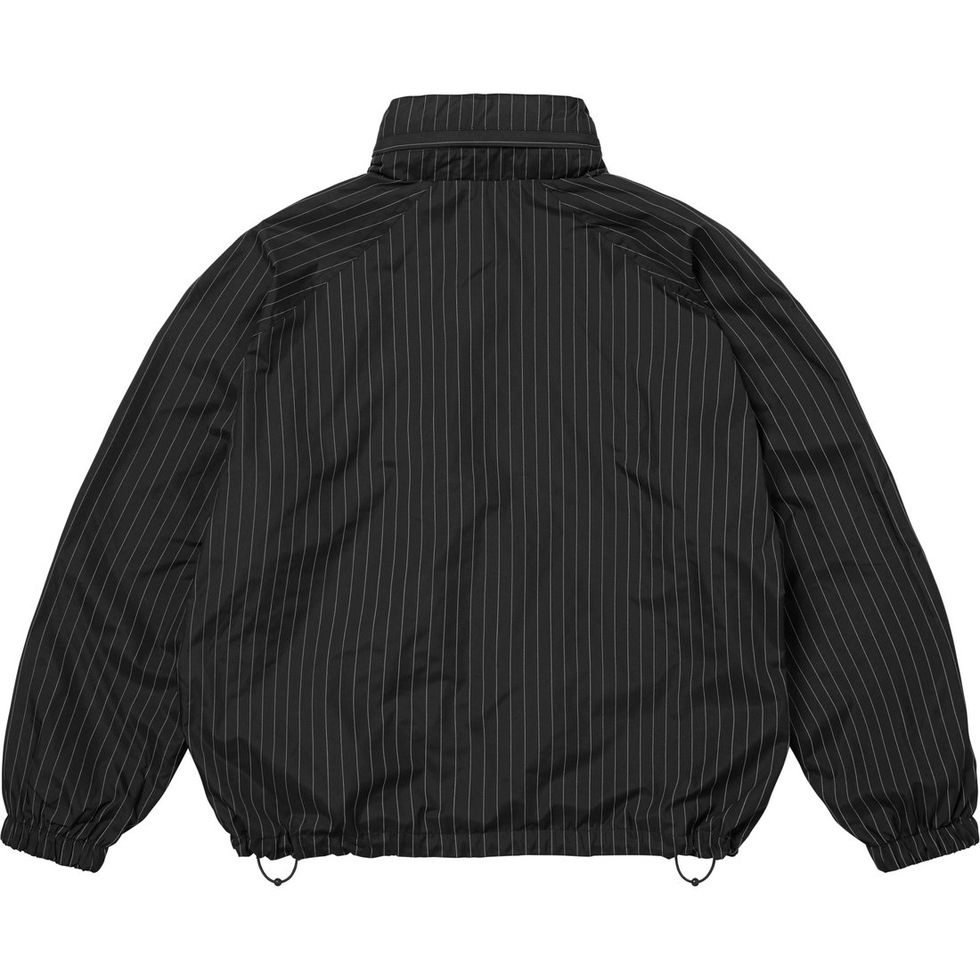 Supreme Reflective Pinstripe Track Jacket (FW24) - Black - $178