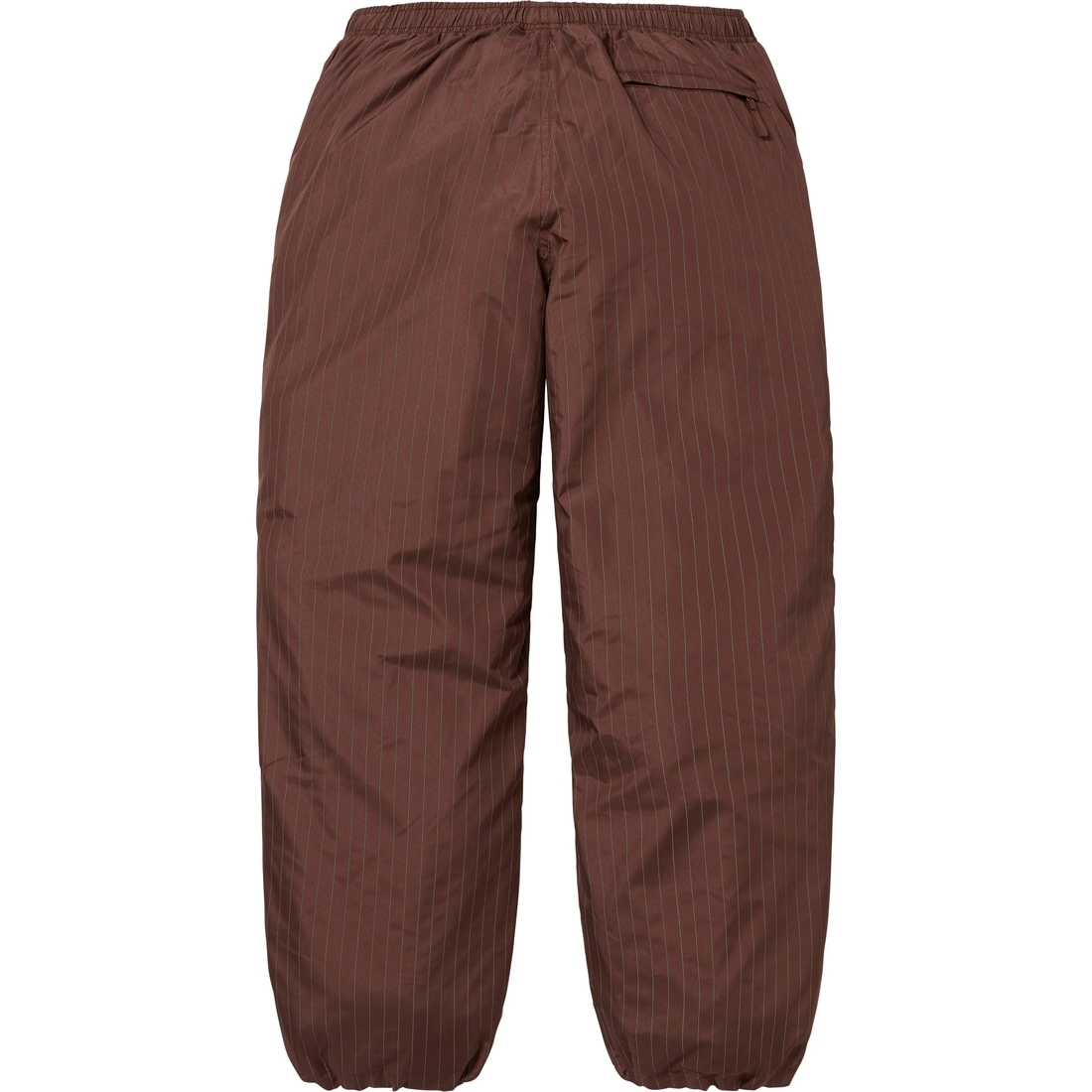 Supreme Reflective Pinstripe Track Pant (FW24) - Brown - $148