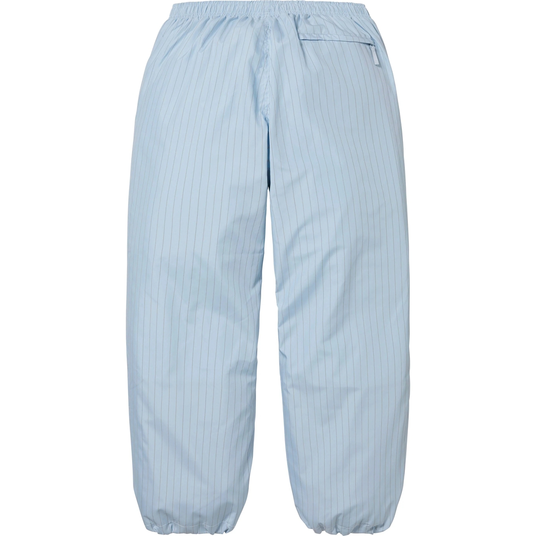 Supreme Reflective Pinstripe Track Pant (FW24) - Light Blue - $148