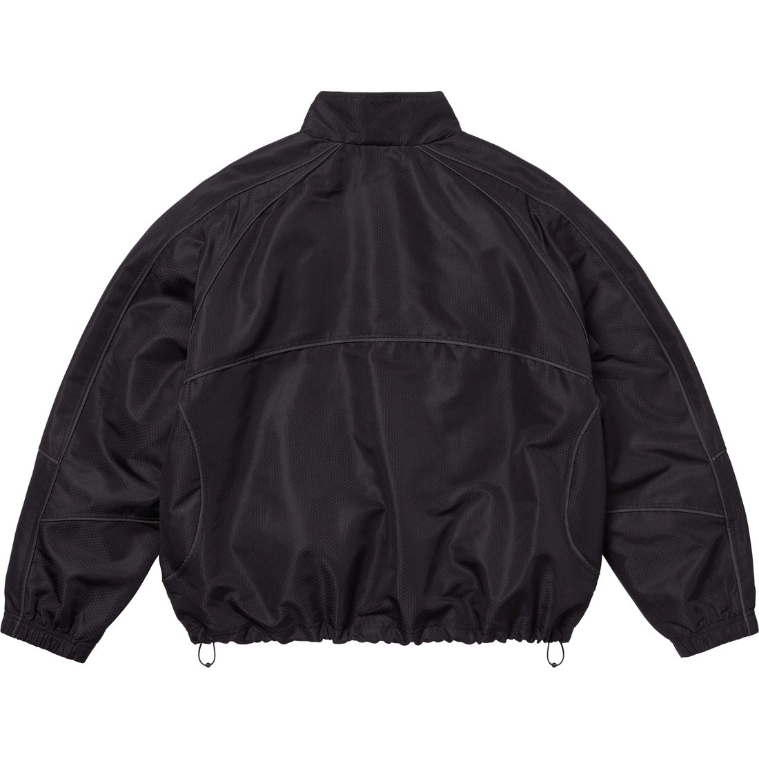 Supreme Reflective Piping Pullover (FW24) - Black - $178