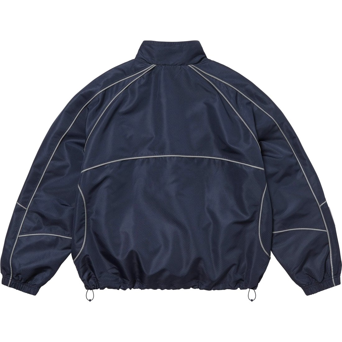 Supreme Reflective Piping Pullover (FW24) - Navy - $178