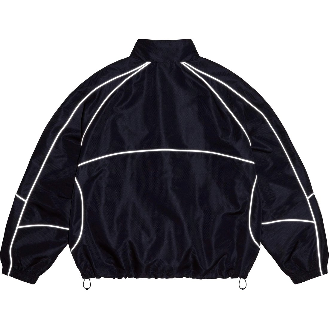 Supreme Reflective Piping Pullover (FW24) - Navy - $178